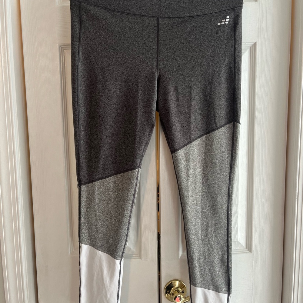 BCG Charcoal and White athletic Leggings